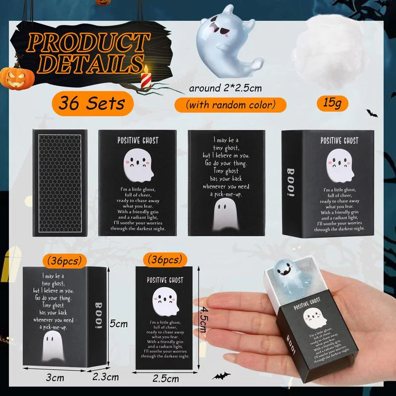 【🎁 Čím viac nakúpite, tým viac zliav získate】Mini dekorácia ducha, ktorá svieti v tme