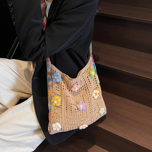🌟 Etnická háčkovaná kabelka – štýlová, praktická a v 3 farbách na výber! ✨