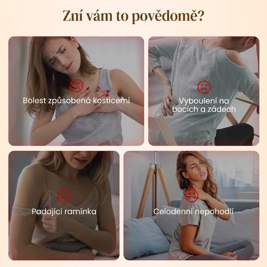 🔥👙Spevnite ovisnuté prsia bez kostíc – bezšvová push-up podprsenka. Na dobierku!