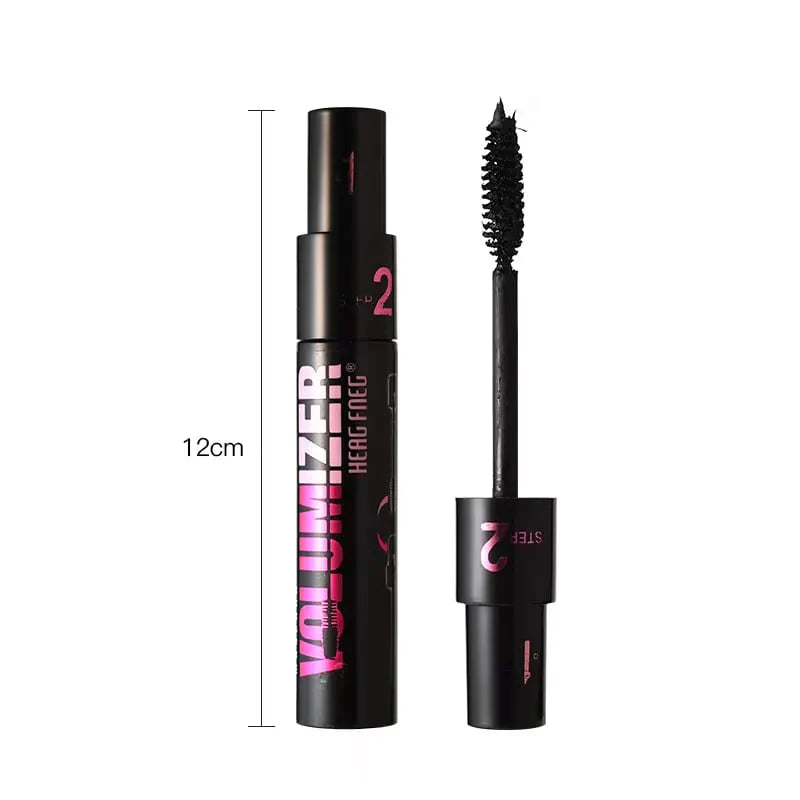 👀 4D Dvojitá Maskara – Dlhá + Hustá + Voděodolná + 2 Effekty v 1! ✨