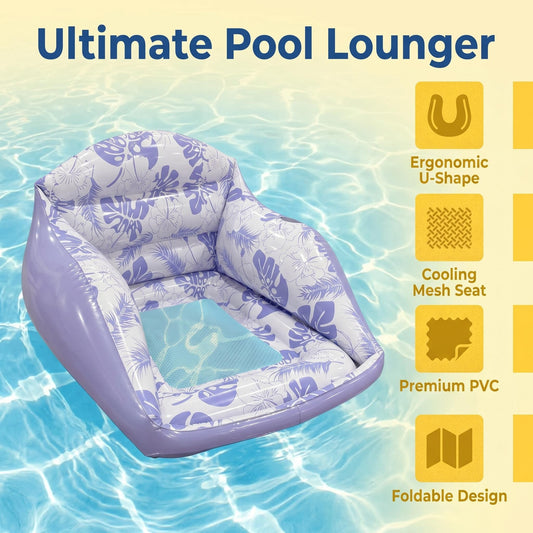 🏊💺Nafukovacia matrac v tvare písmena U – relax vo veľkom štýle, ideálna pre dospelých aj deti, ľahko skladovateľná ⚡