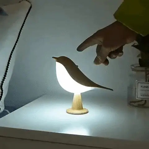🐦 Nočná Lampa BirdZen – Relaxácia + Elegancia + Bezdrôtové Používanie!