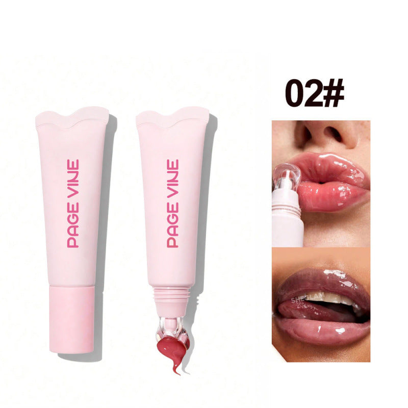 【👄Vytvorte si dokonalý make-up look】Farebný kozmetický olej na pery