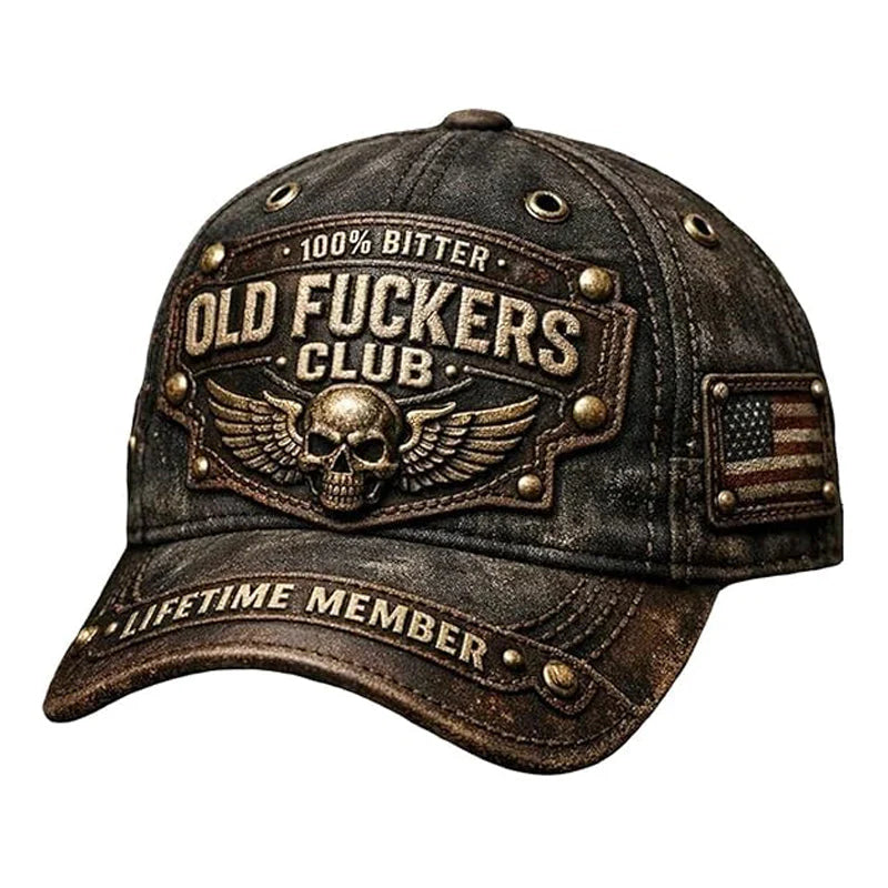 🧢 Retro vintage šiltovka s cool potlačou – Old School štýl! 🔥