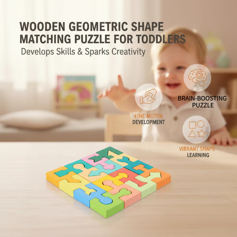 👶 Drevené Puzzle Pre Batoľatá – Vzdělání S Záľubou, Rozvoj S Zabavou! 🧠