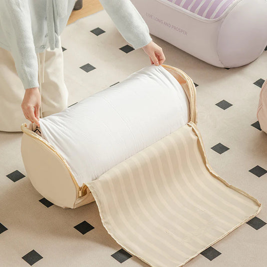 😍 Kompresná taška na deky so zipsom – viac miesta v skrini bez poškodenia nadýchanosti! 🛏️
