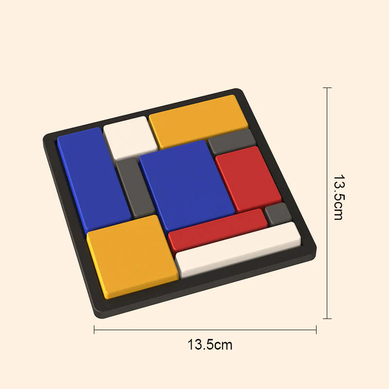 Kreatívna logická hra s geometrickými blokmi