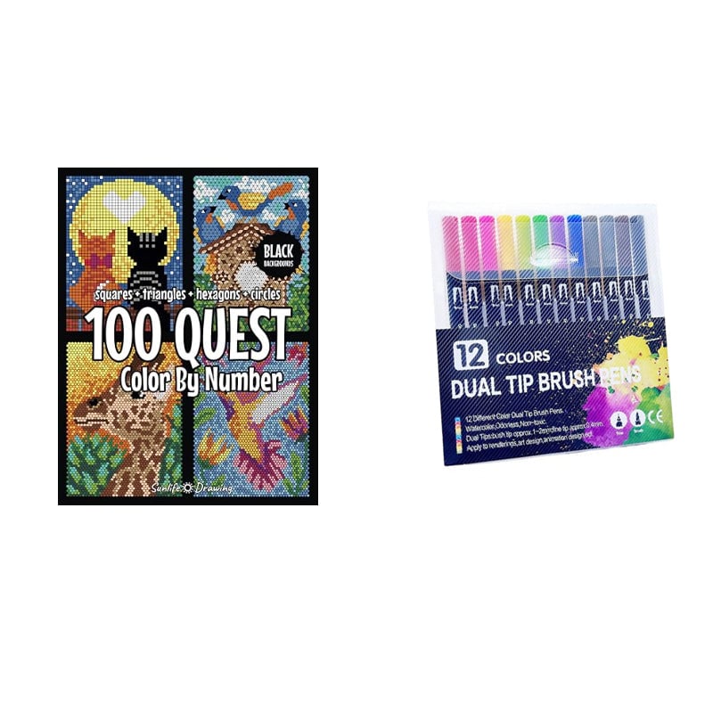 🌈 Sada vyfarbi podľa čísla – 100 misií, 24 farby, meditatívna a kreatívna zábava! ✨