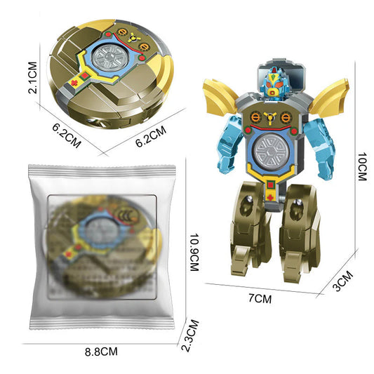 🤖 Transformovateľný prstový spinner – 2 hry v 1, zmierni stres a rozbav sa!