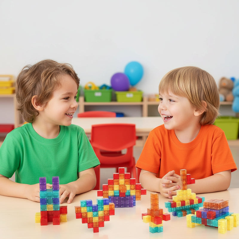 🧲🧱 Magnetické stavebnice pre deti – Neobmedzená kreativita a STEM zručnosti! ✨