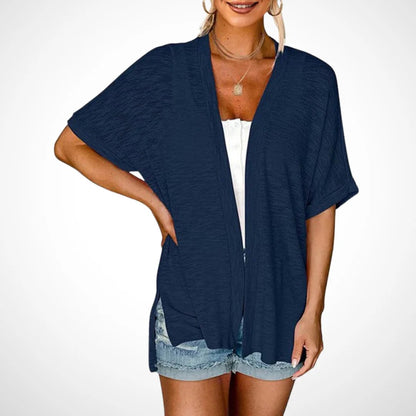 🔥 Novinka 2026 –2026 Nový štýlový voľný kardigán s krátkymi rukávmi
