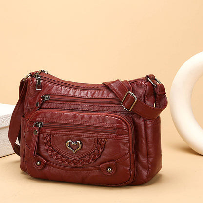 👜✨ Dámska crossbody taška s viacerými vreckami – štýl a poriadok v jednom!