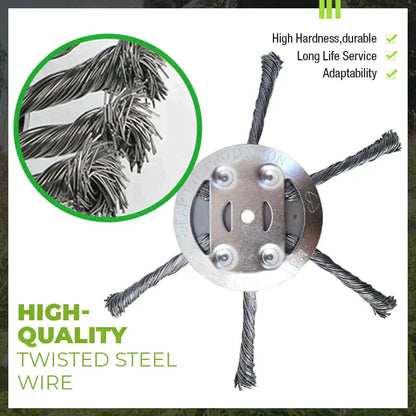 🚀 Vymeniteľná strihacia hlava pre kosačku / vyžínač – oceľová strihacia hlava na kosenie trávy 🌿✂️⚙️