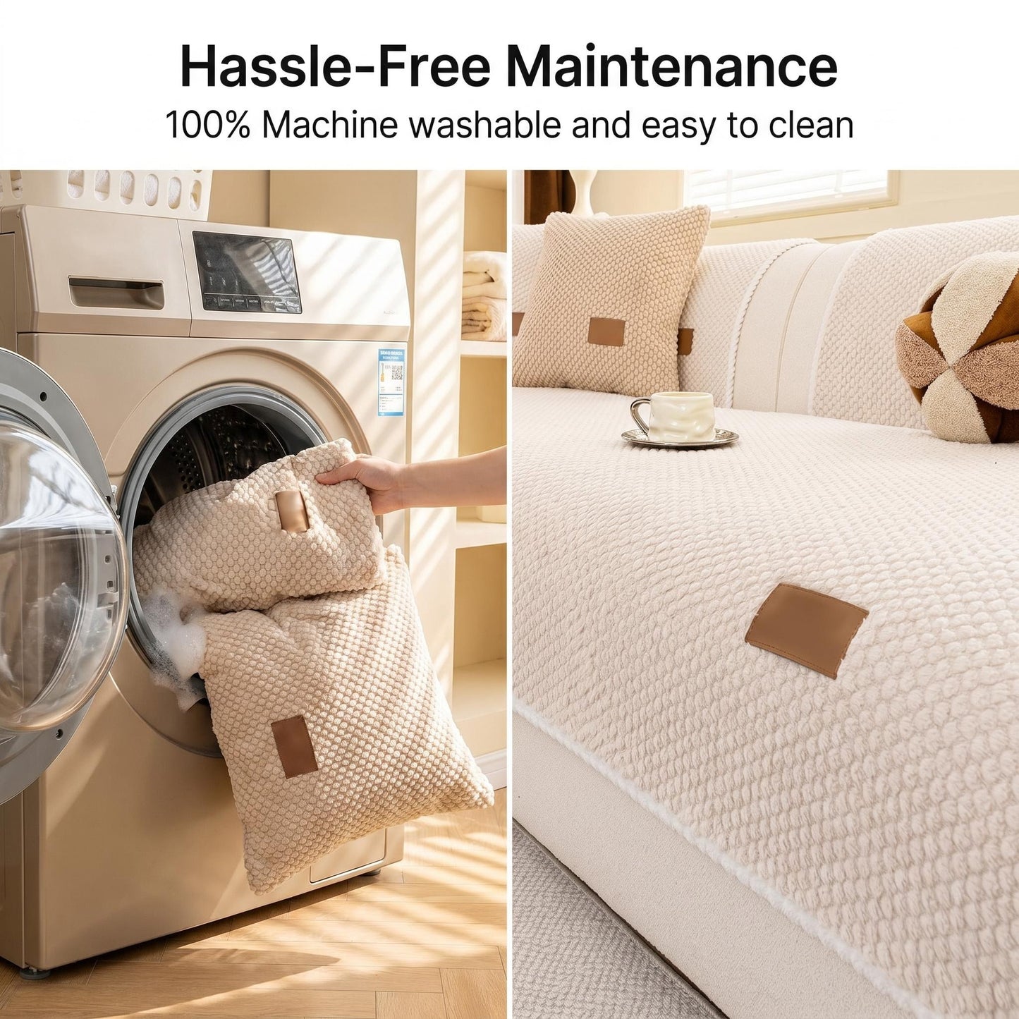 🛋️ Zosilnený protisklzový poťah na pohovku – mäkký, odolný a elegantný! 🧺