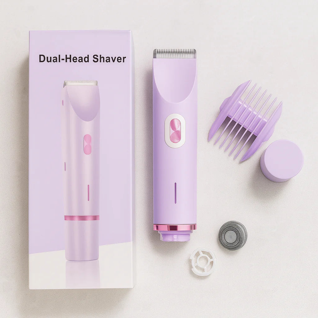 💇♀️ Dvojhlavový Epilátor – Vodoodolný + Všestranný Holiaci Nástroj! 🪒