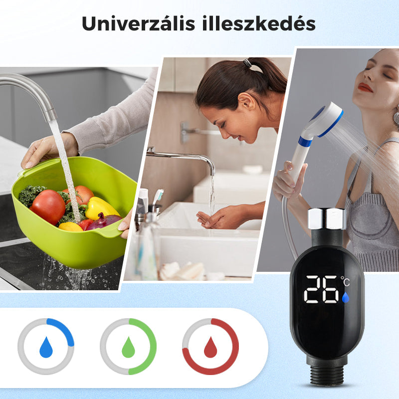 🚿 Indikátor teploty vody v sprche – bezpečné kúpanie pre deti a seniorov！