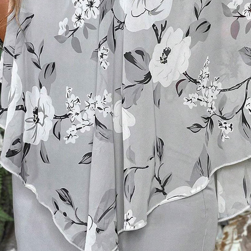 🌺 Elegantné kvetinové šaty s plášťom – štýl pre každú príležitosť! 👗