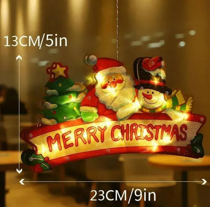 【🎄🎄Vytvorte slávnostnú atmosféru】Zaveste vianočné svetielka na okná