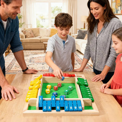 ✨ Stolová Hra Shut the Box – Rodinná Zábava A Matematický Trening! 🧩
