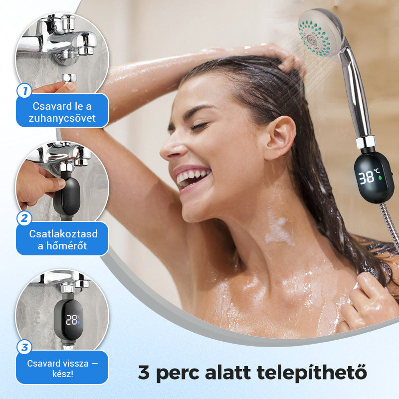 🚿 Indikátor teploty vody v sprche – bezpečné kúpanie pre deti a seniorov！