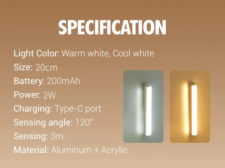 💡 Magnetický senzor pohybu s LED – automatické osvetlenie kdekoľvek! 🌟