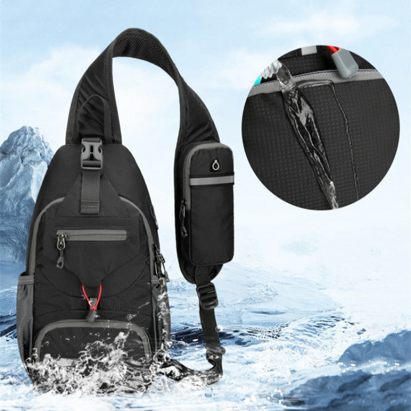 🧳✨ Pánska outdoorová crossbody taška – odolná, priestranná a pohodlná