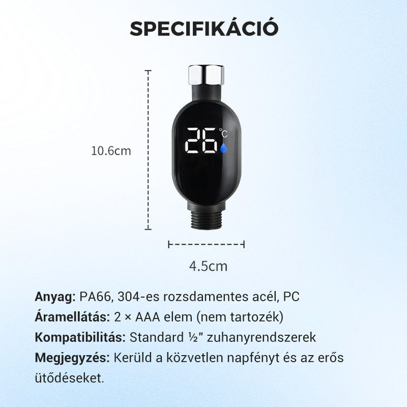 🚿 Indikátor teploty vody v sprche – bezpečné kúpanie pre deti a seniorov！
