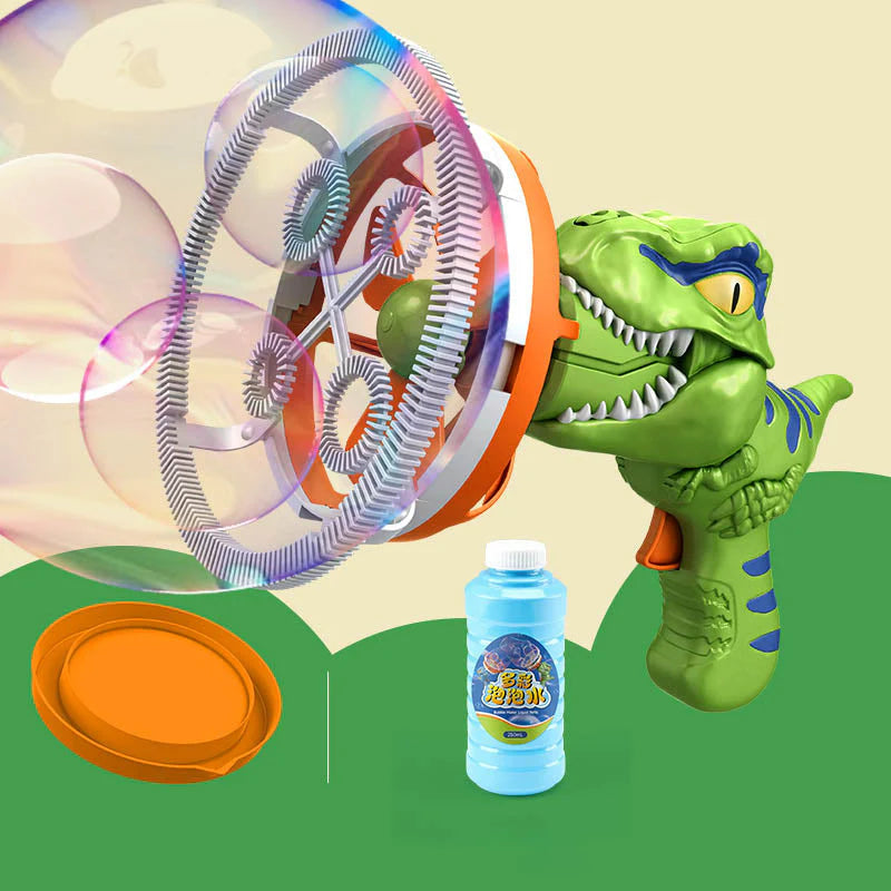 🎁✨ Elektrický reťazový stroj na fúkanie veľkých bublín – Neustále kúzlo, ohromujúci pohľad 🌿🦖