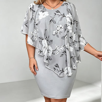 🌺 Elegantné kvetinové šaty s plášťom – štýl pre každú príležitosť! 👗
