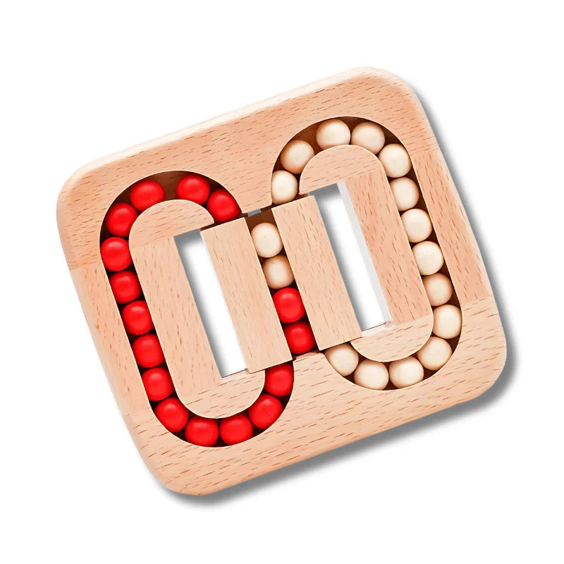 【🧩  Rozvíja myšlienkové schopnosti a precíznosť!】Drevené vzdelávacie hračky a logické hry vhodné pre deti aj dospelých