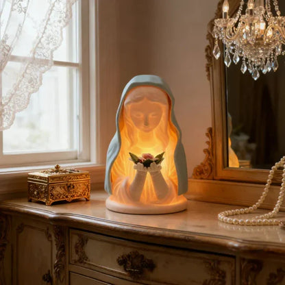 Dekoratívna LED nočná lampa s motívom modlitby
