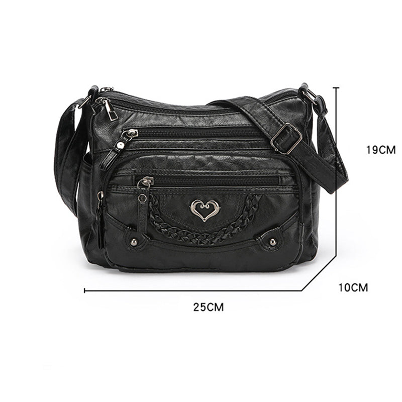 👜✨ Dámska crossbody taška s viacerými vreckami – štýl a poriadok v jednom!