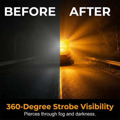 🚗🚨 Magnetické LED výstražné blikacie svetlo ✨