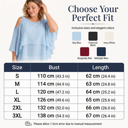🌟 Elegantný top s volánikmi a odhalenými ramenami – letný must-have! 👗