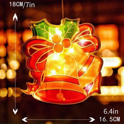 【🎄🎄Vytvorte slávnostnú atmosféru】Zaveste vianočné svetielka na okná