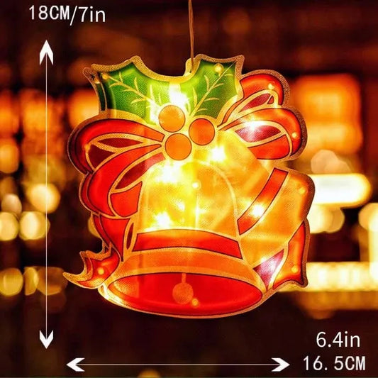 【🎄🎄Vytvorte slávnostnú atmosféru】Zaveste vianočné svetielka na okná