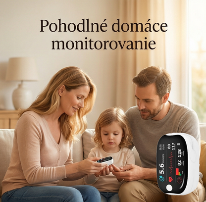 【😍Vylepšená verzia】🩺 Laserový glukometr – Bezbolestné, rýchle a presné meranie hladiny cukru v krvi!