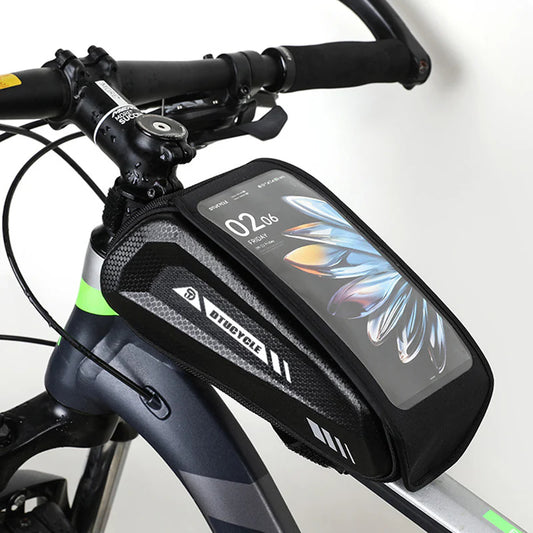 🔥 Novinka 2026 –Vodoodolná cyklistická taška – veľký objem, okienko z TPU a ideálna pre mobilný telefón