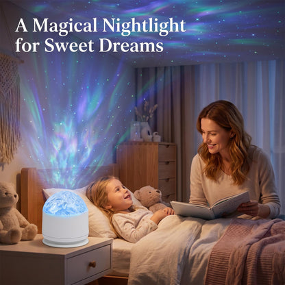 🌌✨ Aurora projektor hviezdnej oblohy s diaľkovým ovládaním – magický relax doma