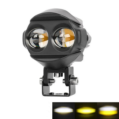 💡 Dvojfarebný LED reflektor na motocykel