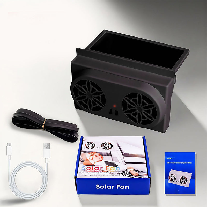 Solárny ventilátor do auta, ktorý ochladí vaše auto