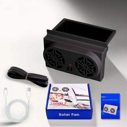 Solárny ventilátor do auta, ktorý ochladí vaše auto