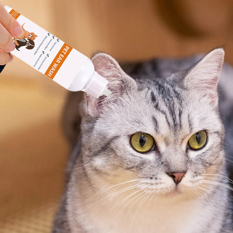 🐱🐶Čistič uší pre zvieratá – Obmedzuje rozmnožovanie baktérií