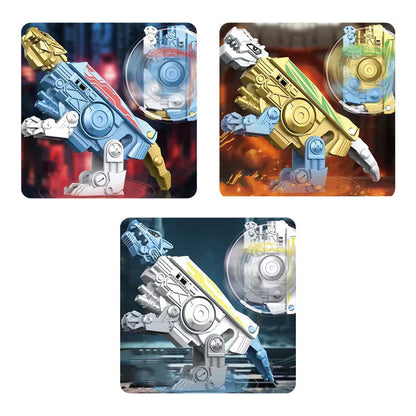 🤖 Transformovateľný prstový spinner – 2 hry v 1, zmierni stres a rozbav sa!