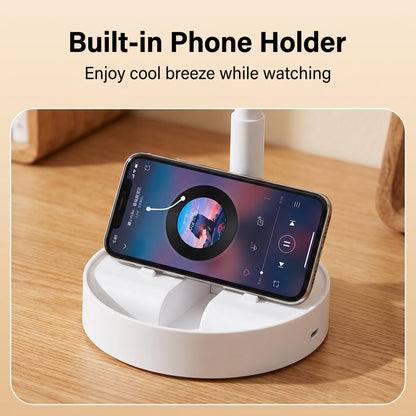 🌬️ Skladací ventilátor do zásuvky – chladivý vietor kdekoľvek! ❄️