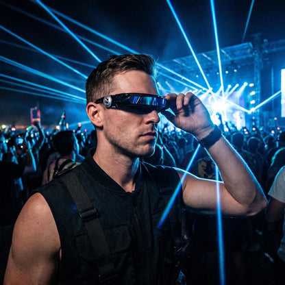 😎⚡ Asymetrické punkové slnečné okuliare – Retro Laser Eye štýl s UV400 ochranou! ✨