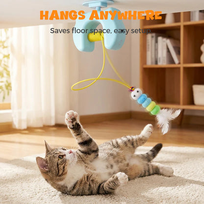 🐈Automatická mačacie hračka s navíjacím mechanizmom💡