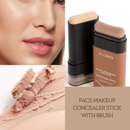 (🔥Kúpte jeden, druhý dostanete zadarmo🔥)✨2025 Neviditeľný tekutý make-up v kontakte so vstavaným štetcom, dostupný vo viacerých farbách
