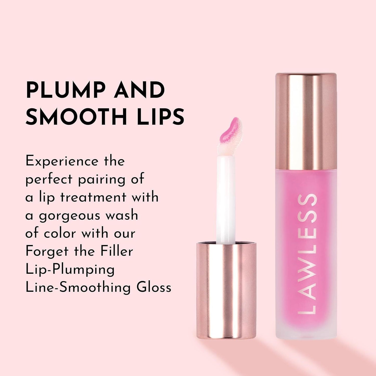 【🔥Kúp 1 získaj 1 zadarmo🔥】Zabudnite na vypĺňajúci lesk na pery Filler Lip Plumping Line Smoothing Gloss