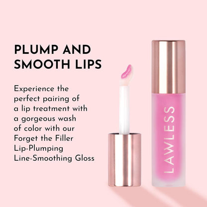 【🔥Kúp 1 získaj 1 zadarmo🔥】Zabudnite na vypĺňajúci lesk na pery Filler Lip Plumping Line Smoothing Gloss